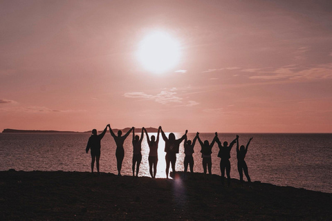 Ibiza Secret Sunset Cove Yoga & Cava Experience