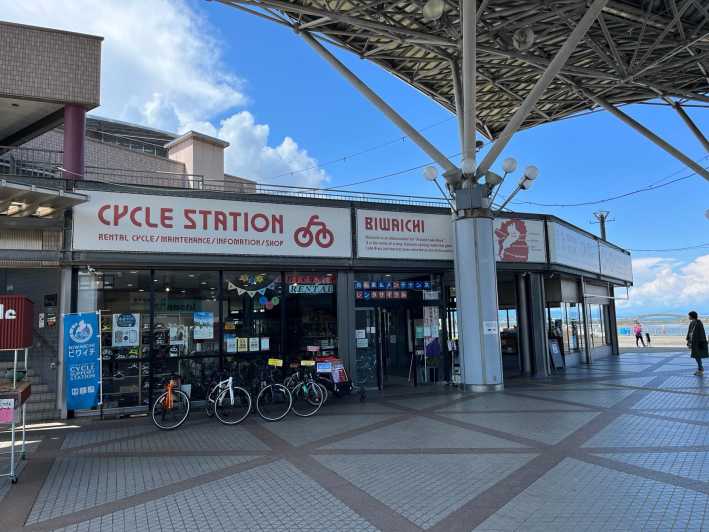 Cycling along the shores of Lake Biwa! : Cross bike rental!