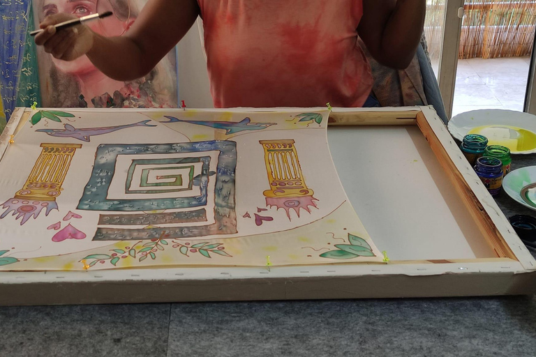 Create your own Greek Silk Scarf Souvenirs