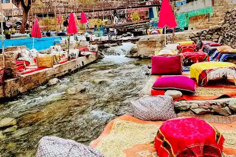 Marrakech : vallée de l'Ourika & déjeuner & randonnée guidée vers les cascades