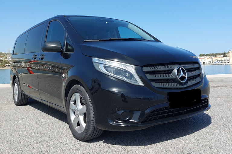 Kreta: privétransfer van of naar havens en luchthavens (Mercedes)Enkele reis tussen Chania / Heraklion en Noord-Rethymno