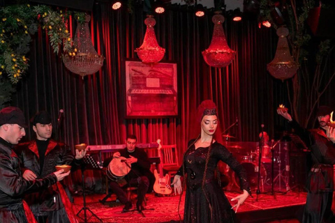 Tbilisi: Georgian Dinner, Wine & Folk Show with Pickup