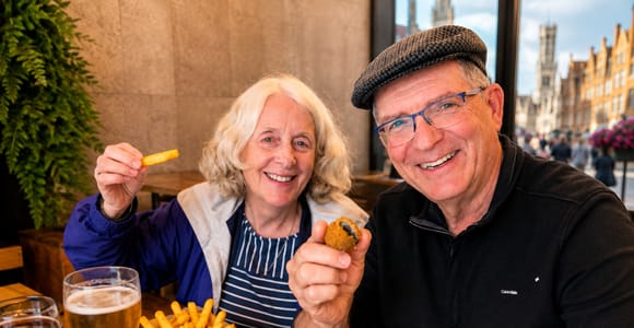 Bruges: Belgian Food Tour + Historical Walking Tour.
