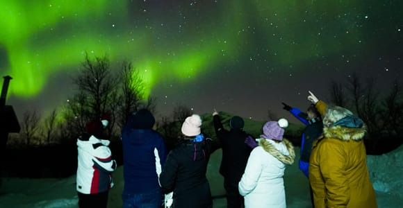 From Kiruna: Abisko National Park Northern Lights Tour