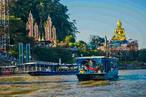 Journée complète à Chiang Rai : 3 temples, Triangle d&#039;Or et tour en bateau