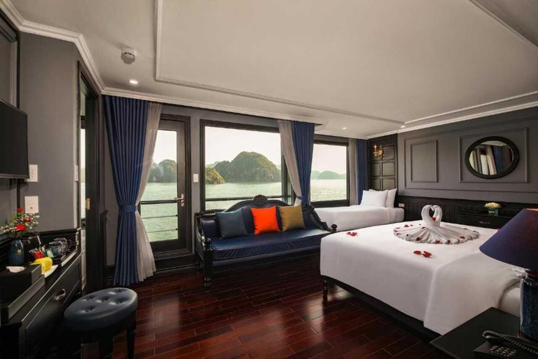 Vanuit Hanoi: Bezoek Halong Bay in 3 dagen met een 5-sterren cruiseGroepsreis