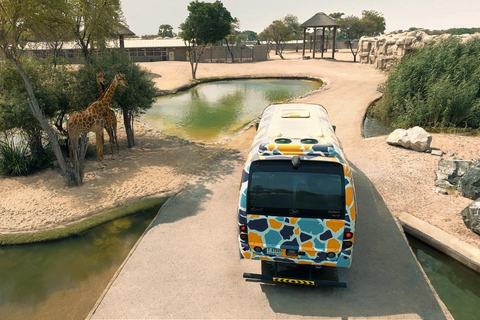 Dubai: Dubai Safari Park Entry Pass Safari Park Pass with Train and Explorer Safari Tour