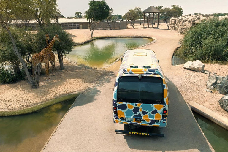 Dubai: Dubai Safari Park Entry Pass Safari Park Pass with Train and Explorer Safari Tour