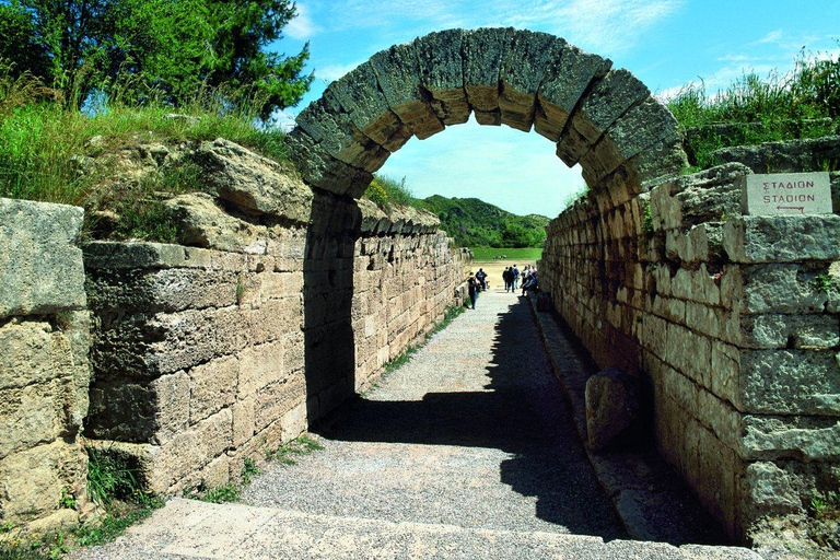 Discover Ancient Olympia and Seaside Charm in Kalo Nero Private Luxury Zero-Emission Electric SUV Transfer (Up to 4)
