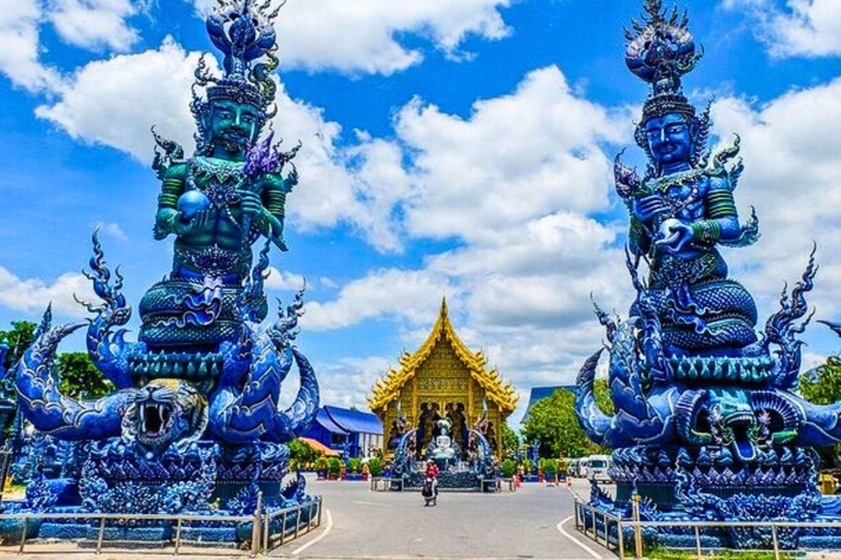 Chiang Mai : Temples du Bouddha blanc, du Bouddha bleu et du Grand Bouddha à Chiang Rai