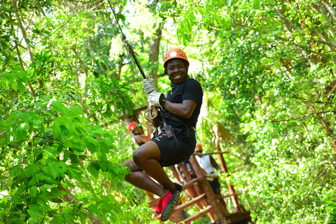 Cancun: Excursão de destaques dinâmicos com quadriciclo, cenote e tirolesaATV DUPLO DE TULUM