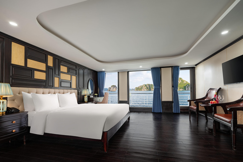 Amanda Pearl Cruise - Ha Long & Lan Ha Bay Multi-Day Cruise Departing at Ha Long (Check-in at 11:00 AM)