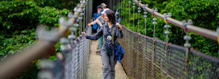 La Fortuna : Visite guidée des ponts suspendus au parc Mistico