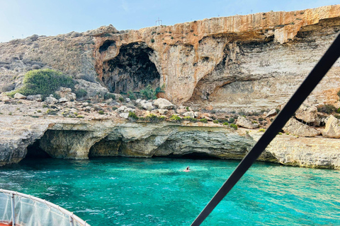 Malta: Passeio de barco privado a Comino e à Lagoa Azul