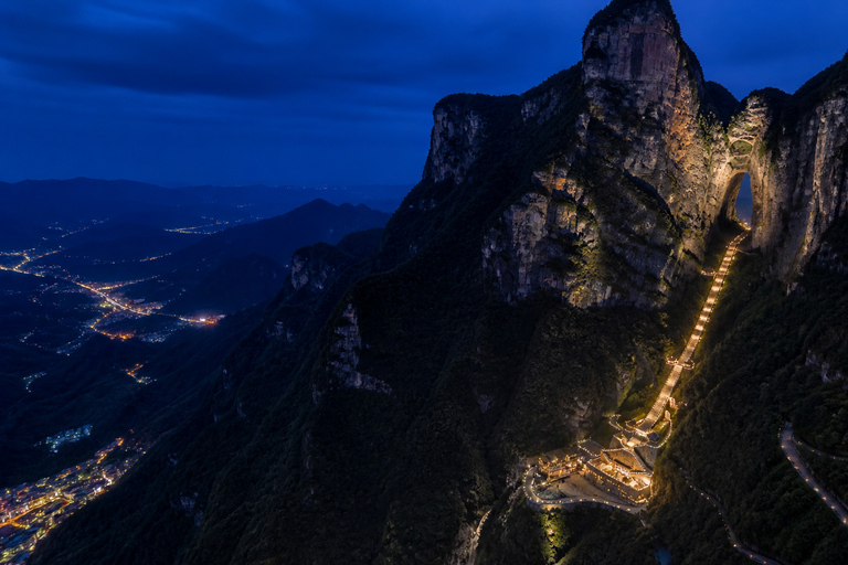 Tianmen Mountain: E-Ticket & Multilingual Guide Options Route A: City Cableway Up & Express Cableway Down