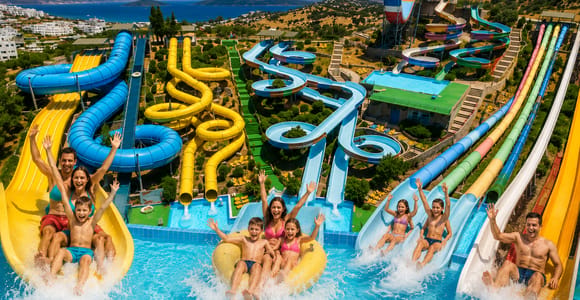 Bodrum: Aquapark Entry Ticket with Unlimited Access