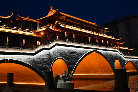 Chengdu: Night Tour with Guide and Transportation