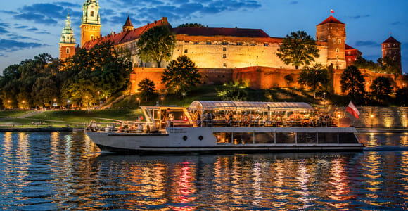 Krakow: Vistula River Cruise with Optional Guide