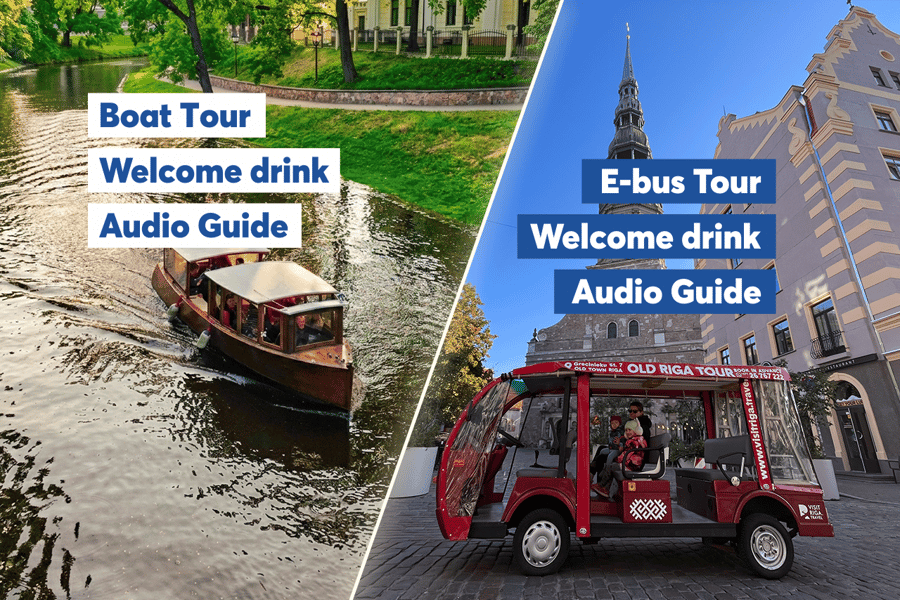 Riga-Kombo: Bootstour & Altstadt-Elektrobus-Tour. Foto: GetYourGuide
