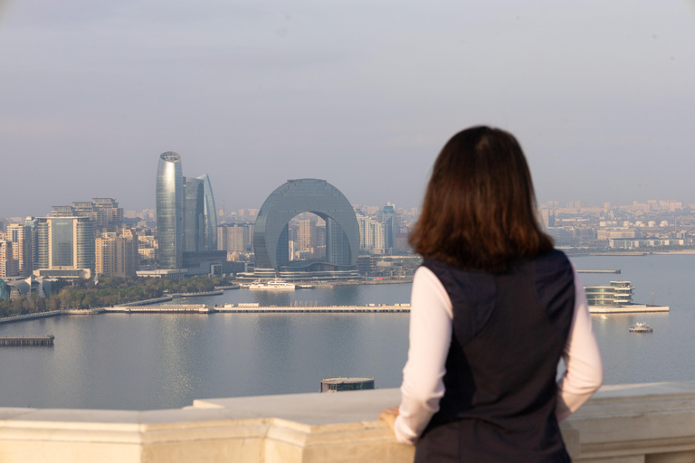 Baku: Panoramic Photoshoot From Highland Park Pick up and Drop off Included