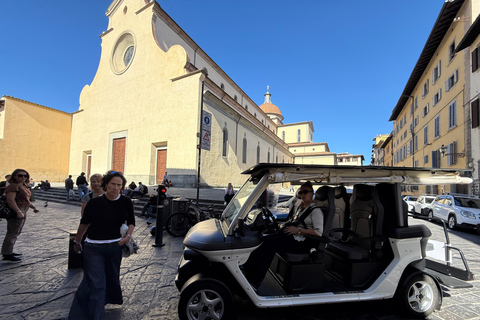 Golf cart tour of the hills of Florence and Piazza Michelangelo