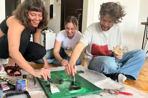 Istanbul: Vin- og maleworkshop med tyrkiske tekstiler