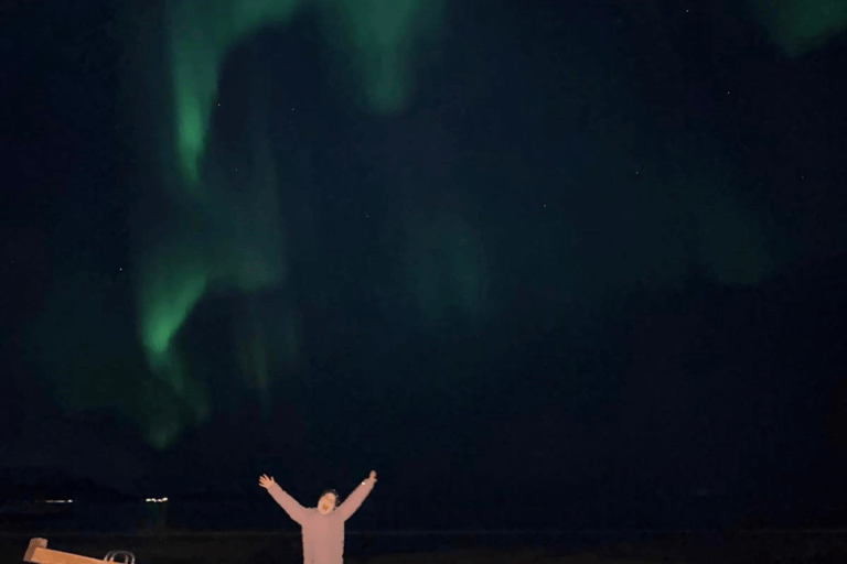Tromsø: Northern Lights Tour with Photos & Snacks