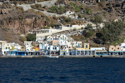Santorini: Volcano, Hot Springs, and Thirasia Boat Tour With pick-up