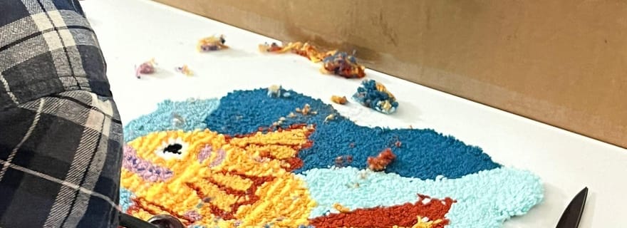Atelier de tufting de tapis à Philadelphie