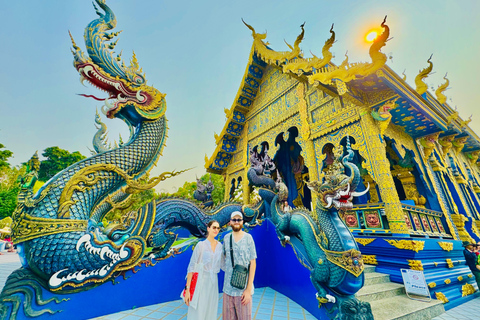 Chiang Rai : White & Blue temples and Emerald Bhudda story. Join Chaing Rai