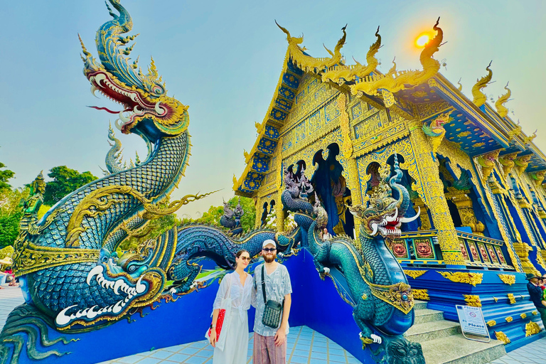Chiang Rai : White & Blue temples and Emerald Bhudda story. Join Chaing Rai