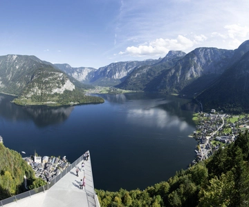 Hallstatt, Salt mine, Funicular, sky walk Tour From Salzburg