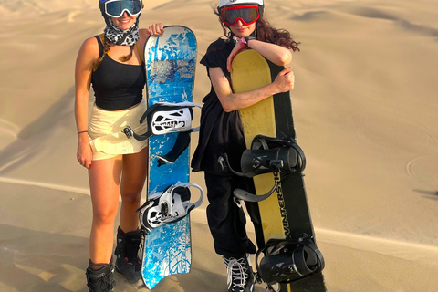 Huacachina Ica: Sandboard Adventure with Bonfire & Cocktails