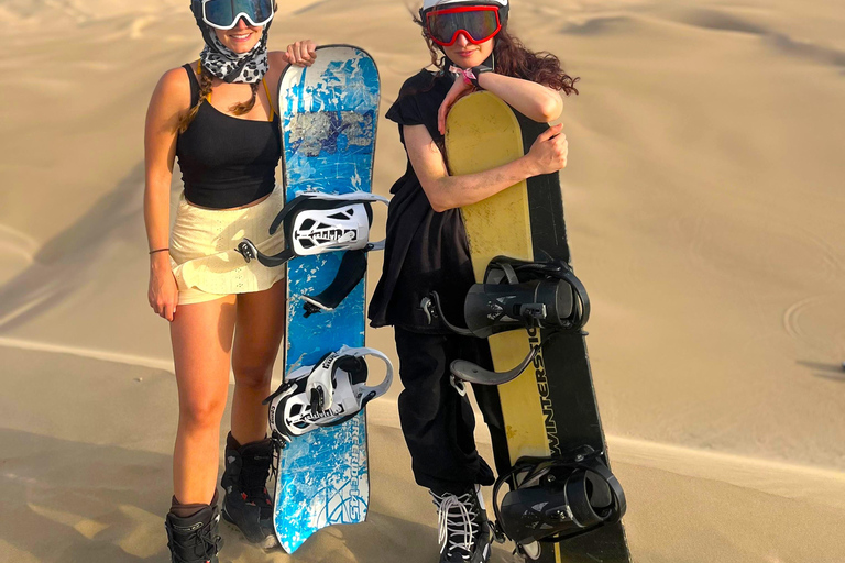 Huacachina Ica: Sandboard Adventure with Bonfire & Cocktails