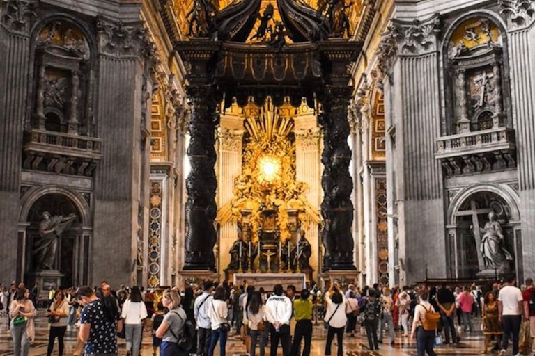 St.Peter’s Basilica tour, Grottoes, papal tomb & Dome access Guided tour of St.Peter’s Basilica, Grottoes, papal tomb.