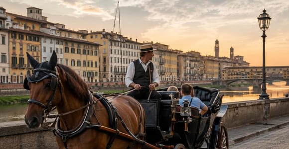 Horse-Drawn Carriage Tour in Florence: Romantic Ride in the Heart of Florence