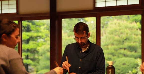 【Kyoto】Calligraphy Experience at Jusho-in Temple