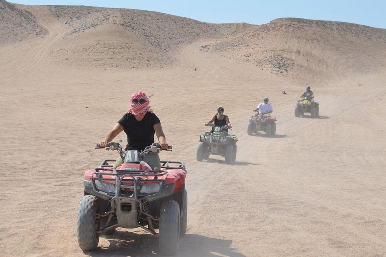 Hurghada: Zee en Bergen ATV Quad Fietstochtochtend quad tour dubbele quad