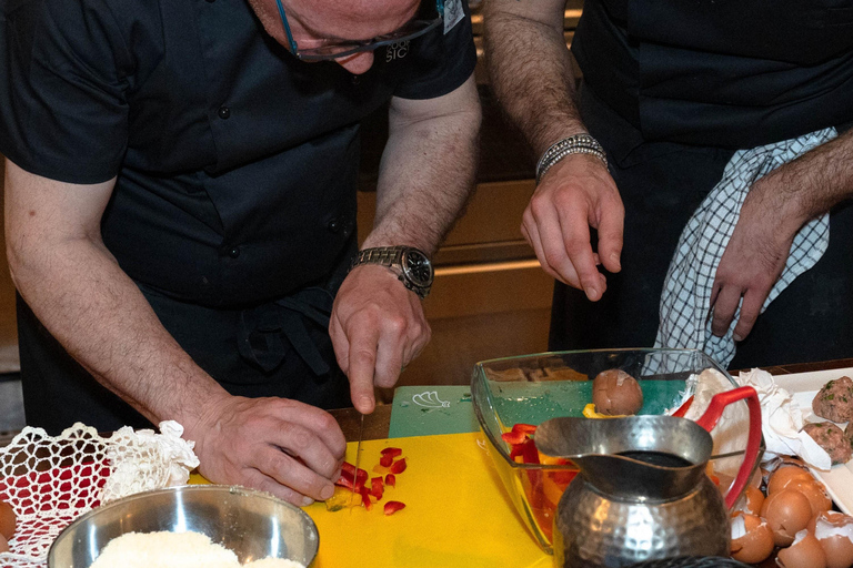 Historic market tour and cooking class in the heart of Catania