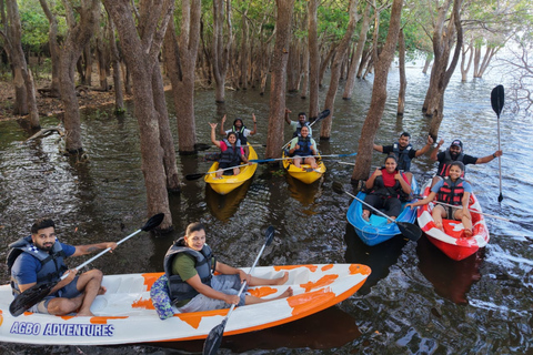 From Sigiriya: Kayaking Through Floating Flowers at Kanthale