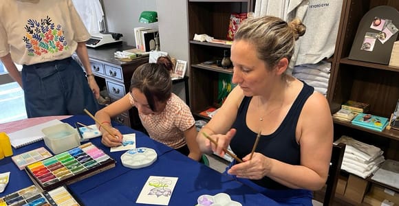 Kyoto: Japanese Postcard Painting(Etegami) Workshop