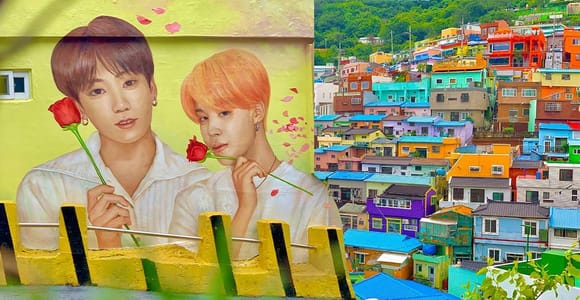 Busan: Geführte K-Drama-Tagestour mit Tiercafé und Magnate
