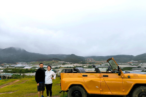 DaLat : Langbiang Moutains , Datanla Waterfall , Crazy House