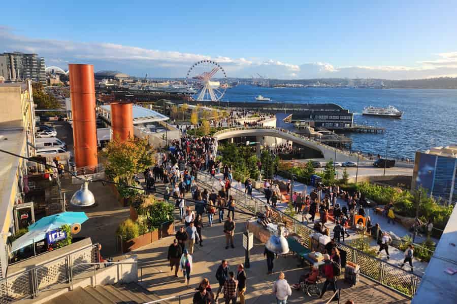 Seattle Waterfront: Geführter Rundgang. Foto: GetYourGuide Seattle Waterfront: Geführter Rundgang. Foto: GetYourGuide