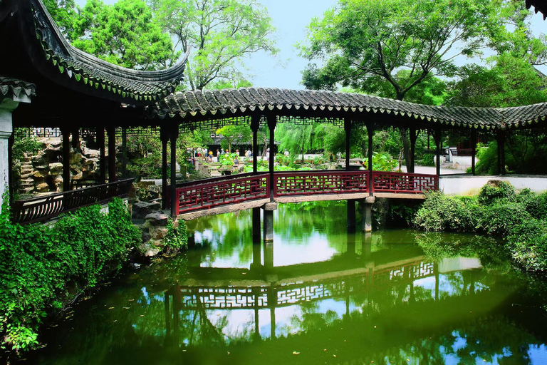 Shanghai: viaggio all-inclusive ai giardini di Suzhou e al Canal GrandeShanghai: tour completo dei giardini di Suzhou e del Grande Canale