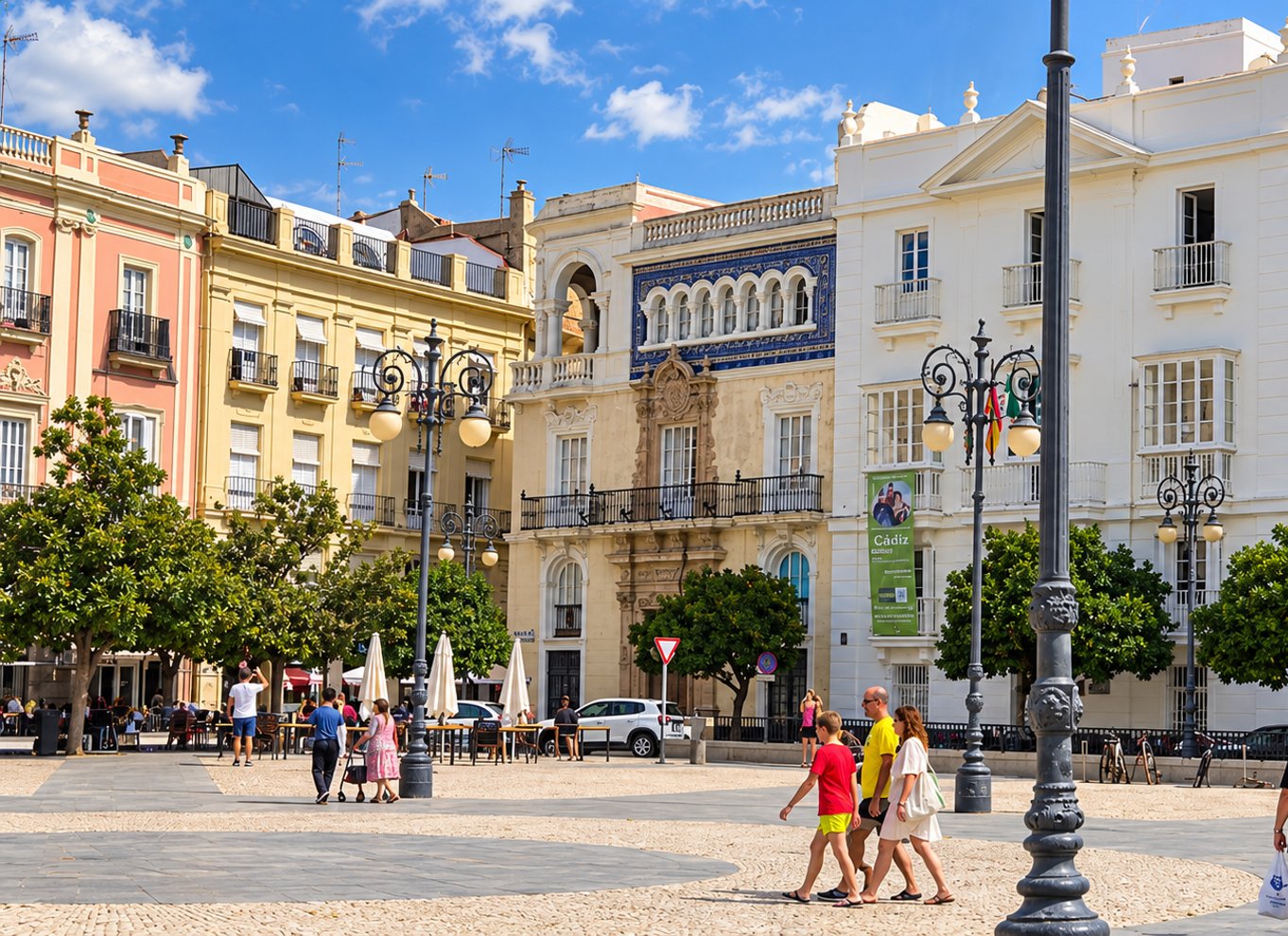 Tur i Cádiz på engelsk: Byvandring med lokal guide