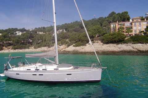 PALMA BAY : 4 HOUR PRIVATE TOUR WITH SAILING BOAT