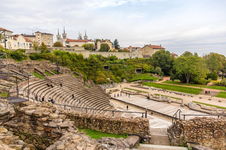 Hoppa över kön Forntida teater i Fourviere Lyon Privat tur2-timmars antik teater i Fourviere