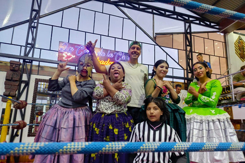 La Paz- El Alto Cholitas Wrestling Show Entry Ticket Only Mon, Wed, Fri & Sat – Casa de la Cholita Ticket