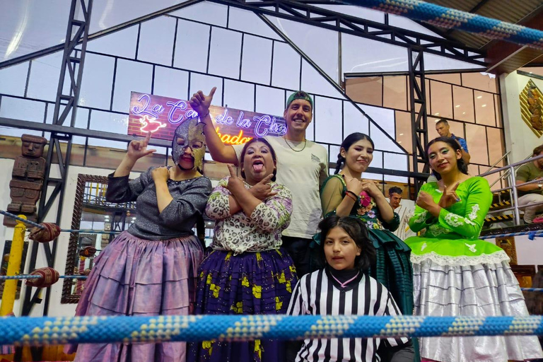 La Paz- El Alto Cholitas Wrestling Show Entry Ticket Only Mon, Wed, Fri & Sat – Casa de la Cholita Ticket